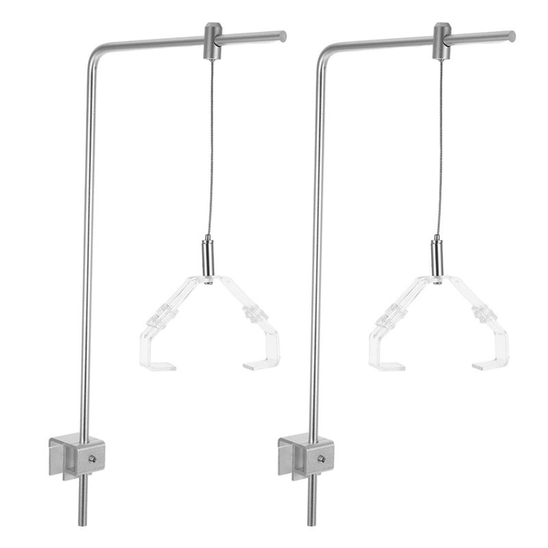 Saltwater Tank - ABXF-Aquarium-Lampenhalter, verstellbare Aquarium-Lampenklammer für Süßwasser- und