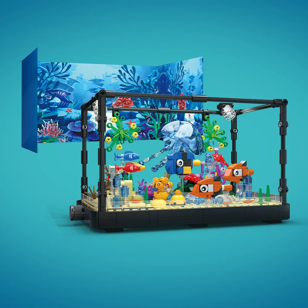 Aquarium-Baustein-Set mit Lich – Aquarium Marine Lights Bewertung und Preis